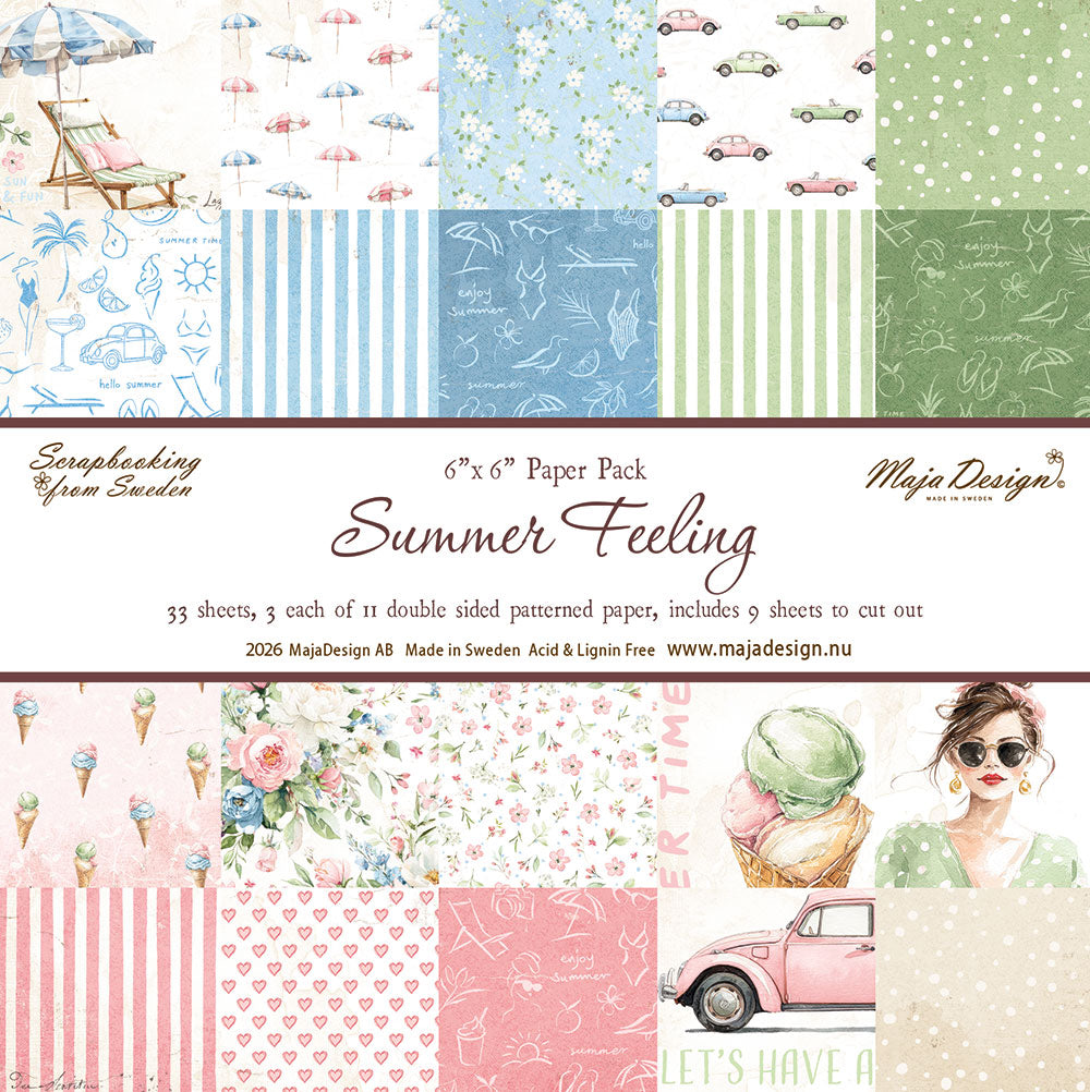 Maja Design - Summer Feeling - Paper Pack - 6 x 6"