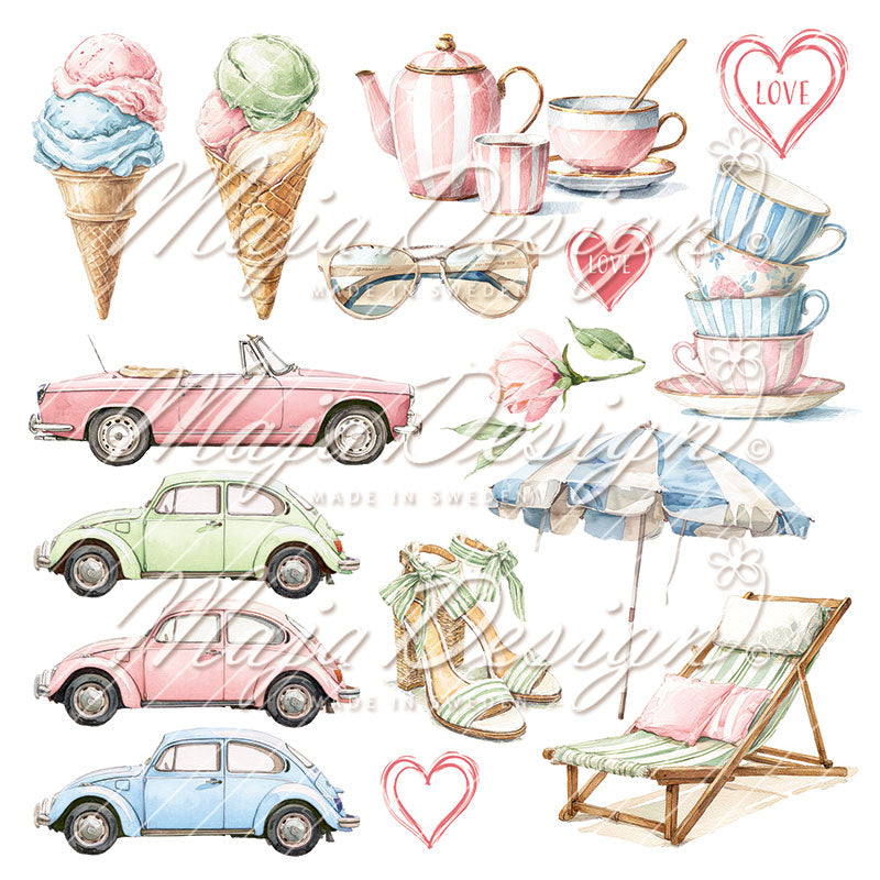 Maja Design - Summer Feeling - Paper Pack - 6 x 6"