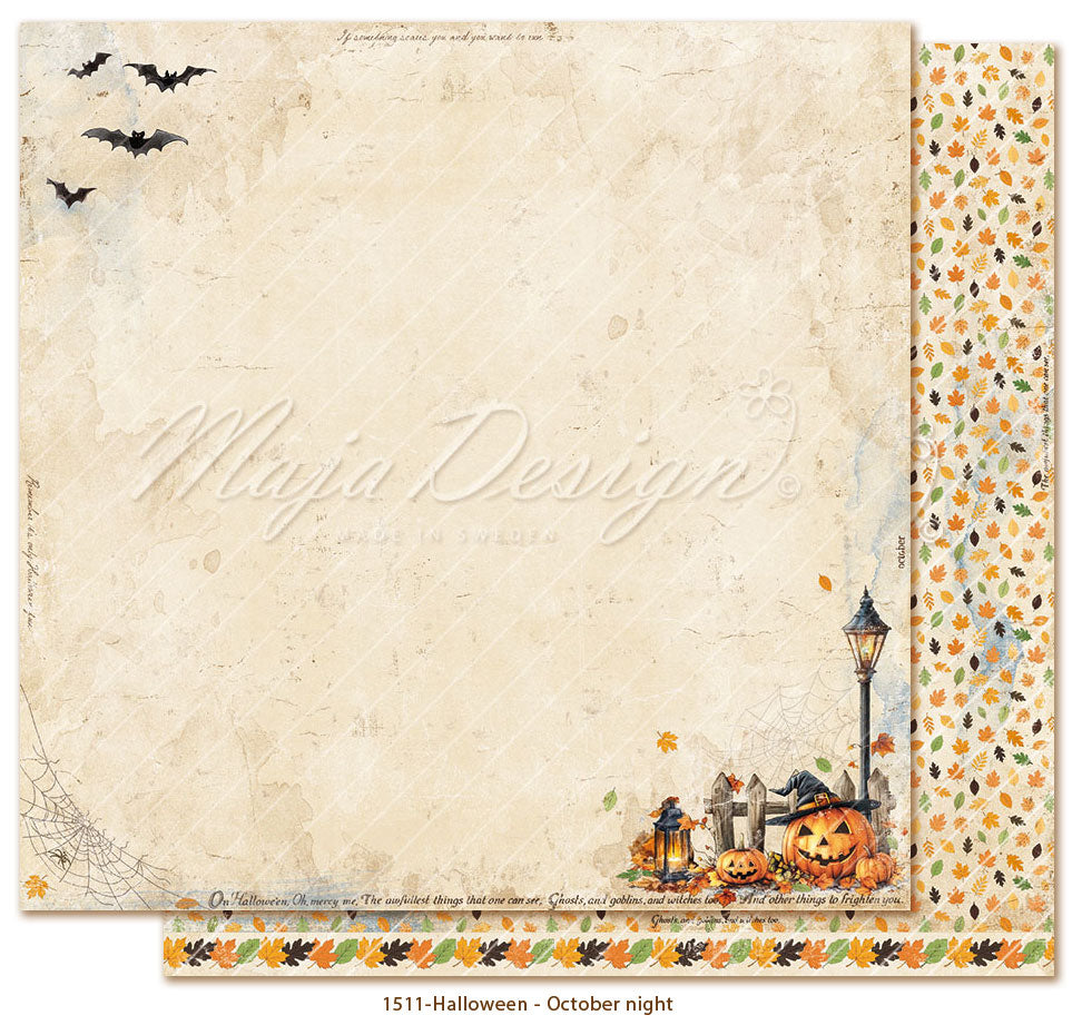 Maja Design - Halloween - October Night - 12 x 12"