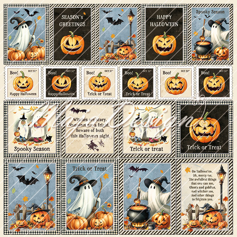 Maja Design - Halloween - To cut out - 12 x 12"