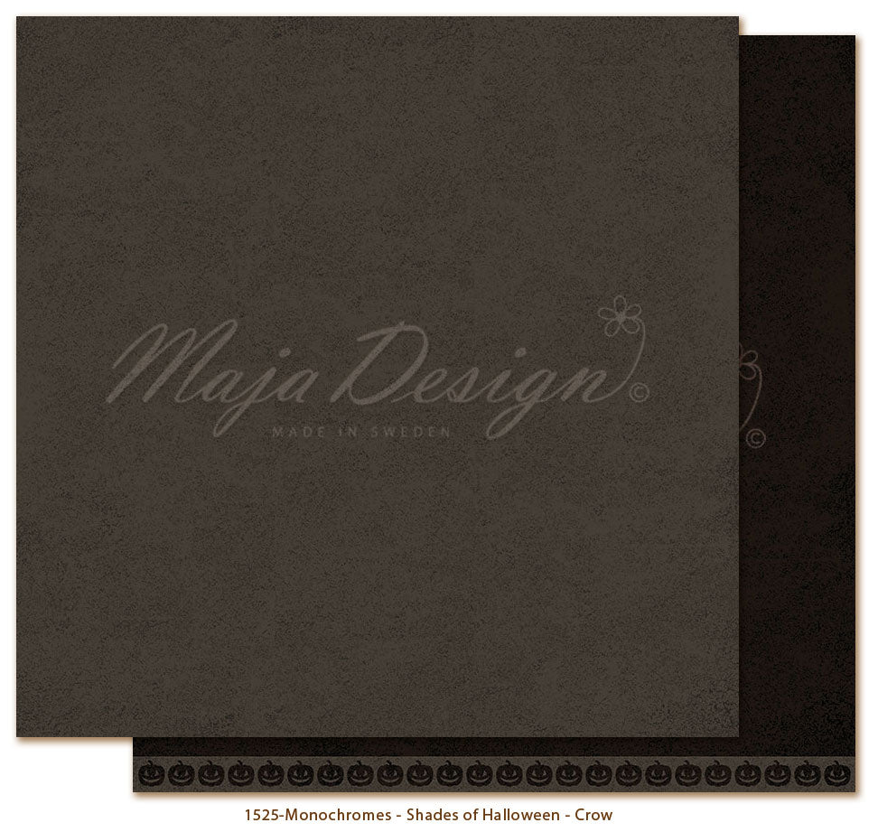 Maja Design - Halloween - Mono Crow - 12 x 12"