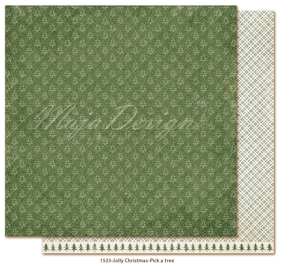 Maja Design - Jolly Christmas - Pick a tree - 12 x 12"