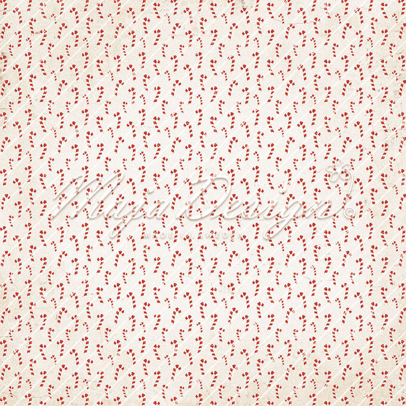 Maja Design - Jolly Christmas - Candy Canes - 12 x 12"