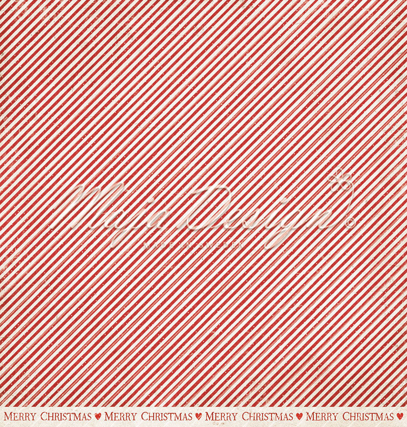 Maja Design - Jolly Christmas - Candy Canes - 12 x 12"