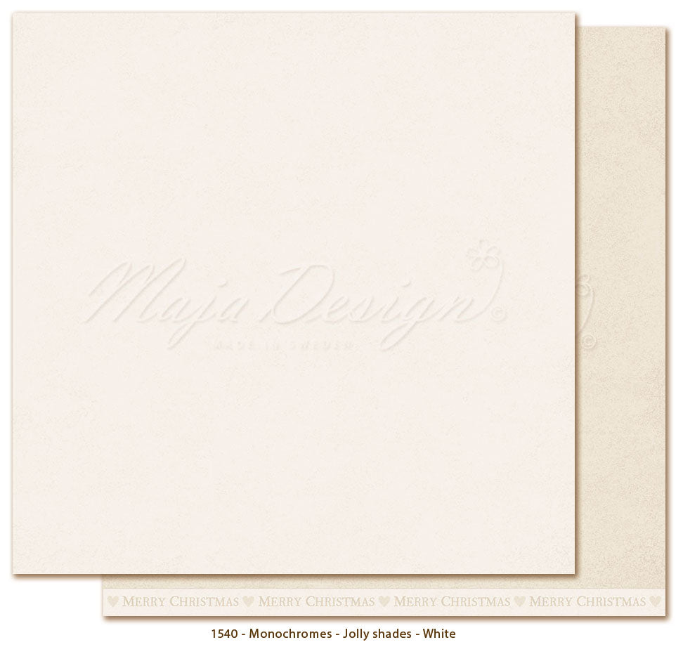 Maja Design - Jolly Christmas - Mono - Jolly - White