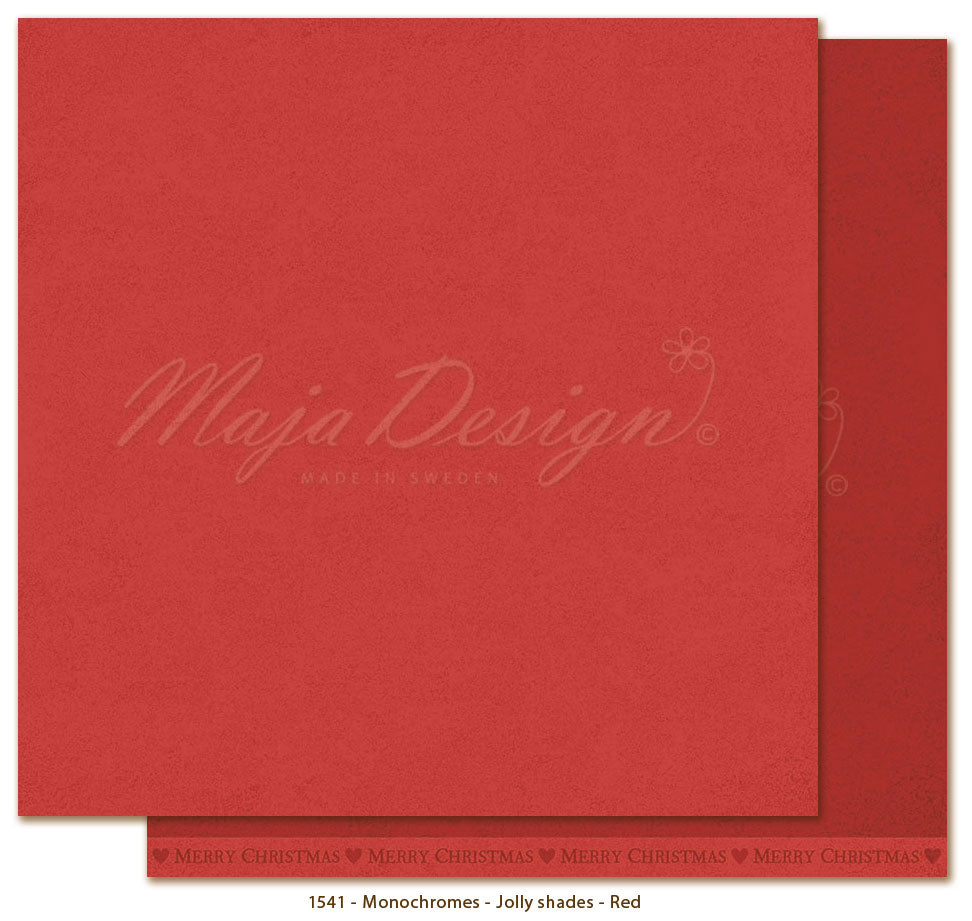 Maja Design - Jolly Christmas - Mono - Jolly - Red