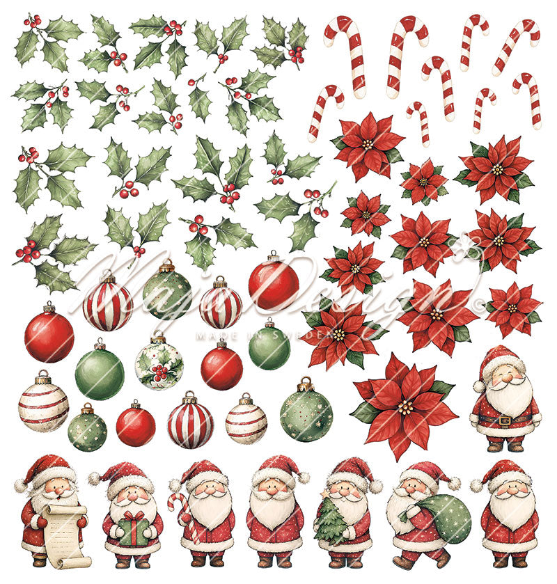 Maja Design - Jolly Christmas- Collection Pack m/monochrome ark - 12 x 12"