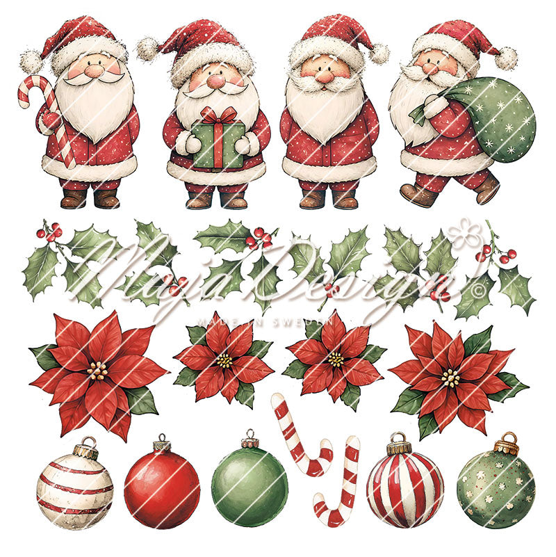 Maja Design - Jolly Christmas - Paper Pack - 6 x 6"