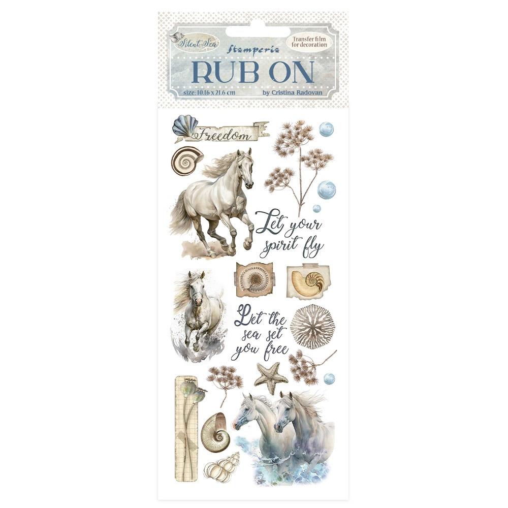 Stamperia - Rub Ons - Silent Sea - Horses