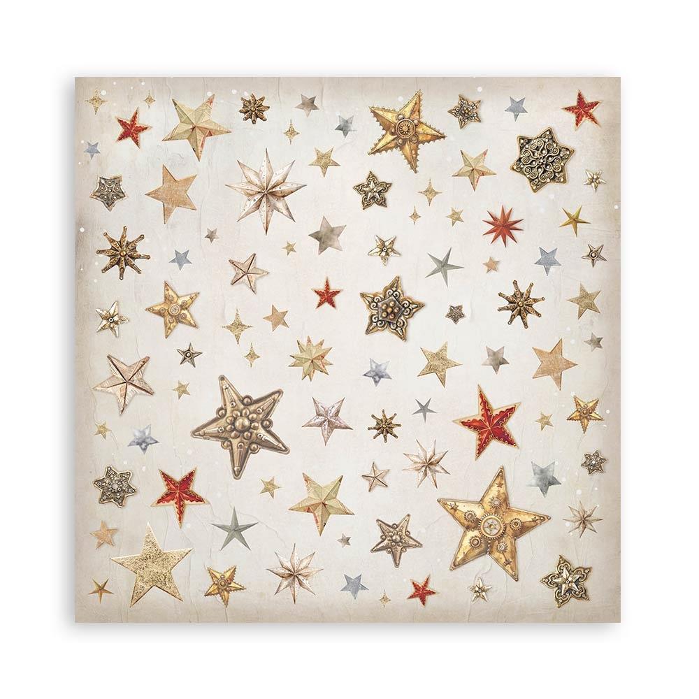 Stamperia - Gear up for christmas -   Background Selection - Paper Pad - 8 x 8"