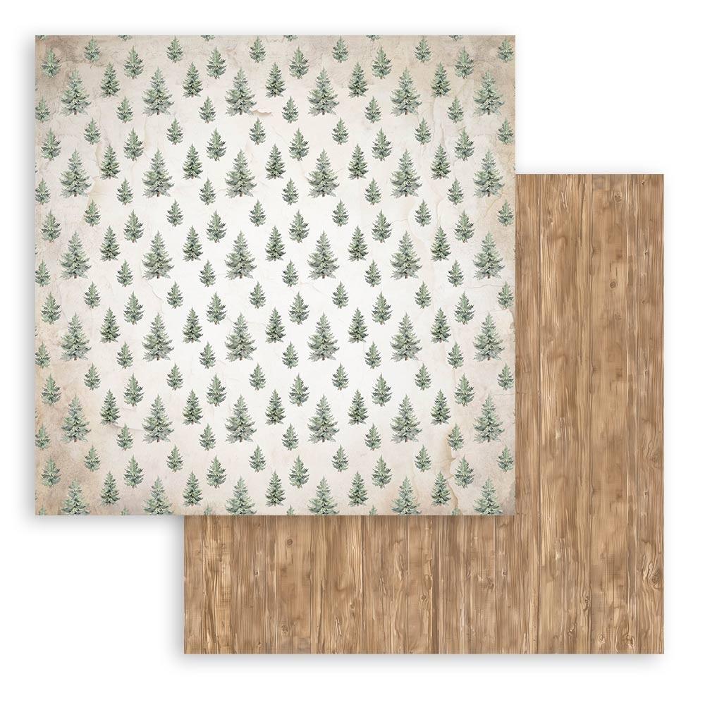 Stamperia - Gear up for christmas -   Background Selection - Paper Pad - 8 x 8"