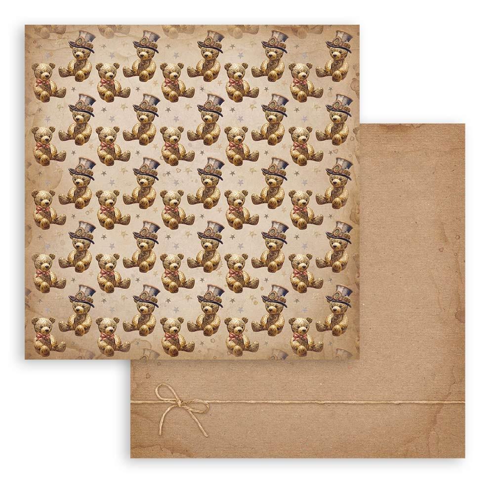 Stamperia - Gear up for christmas -   Background Selection - Paper Pad - 8 x 8"