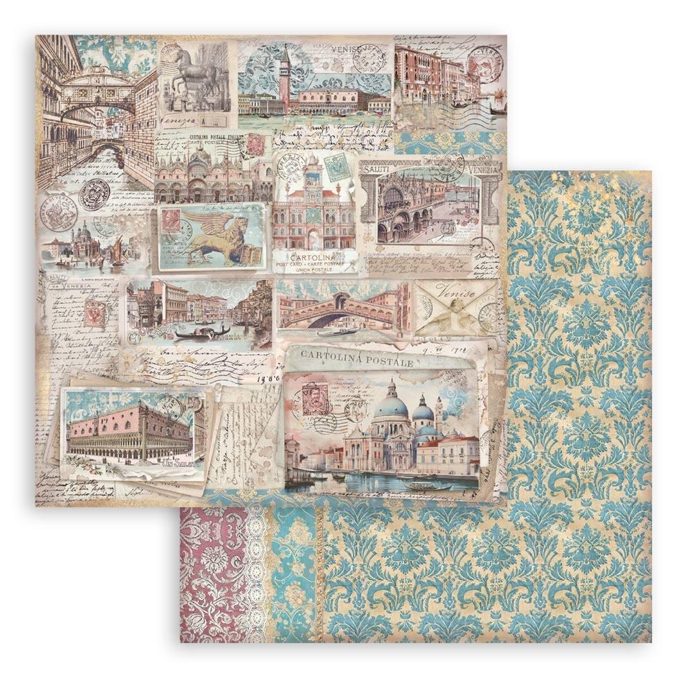 Stamperia - Venice City of Art - Paper Pack - 12" x 12"  (10 sheets)