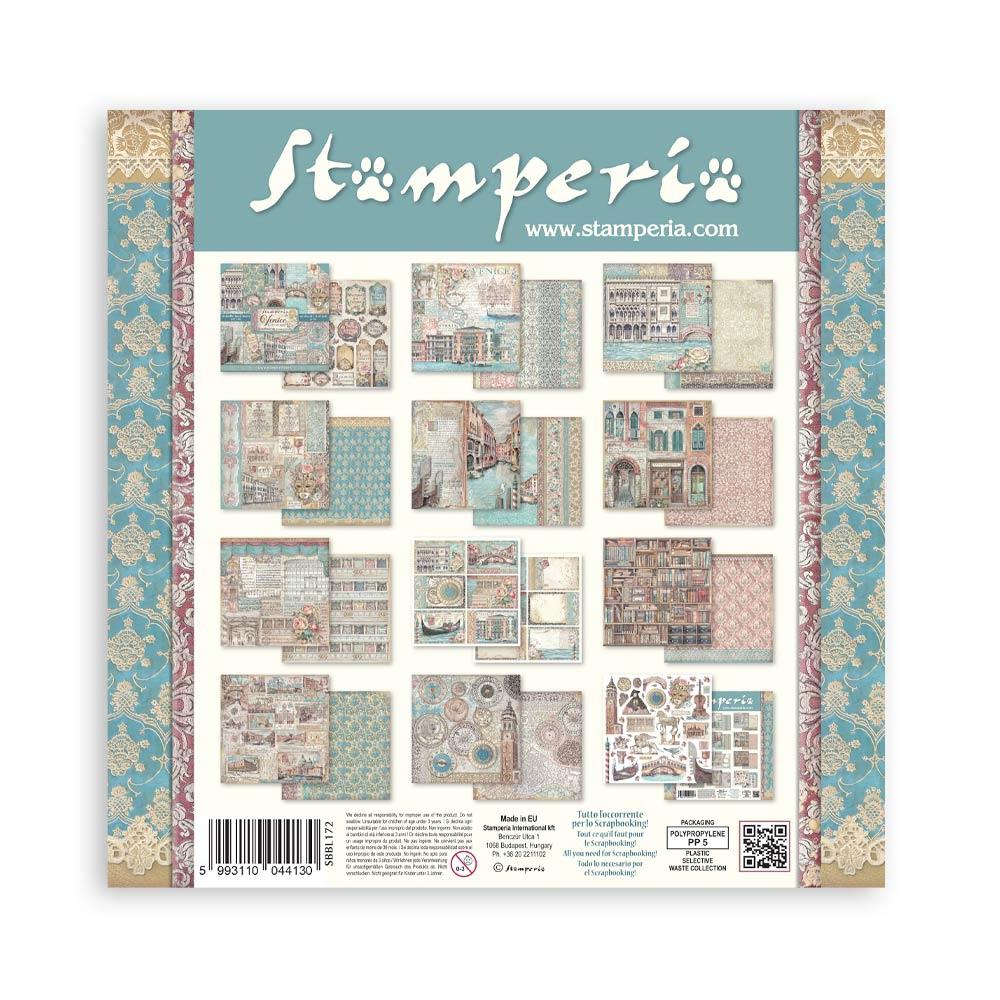 Stamperia - Venice City of Art - Paper Pack - 12" x 12"  (10 sheets)