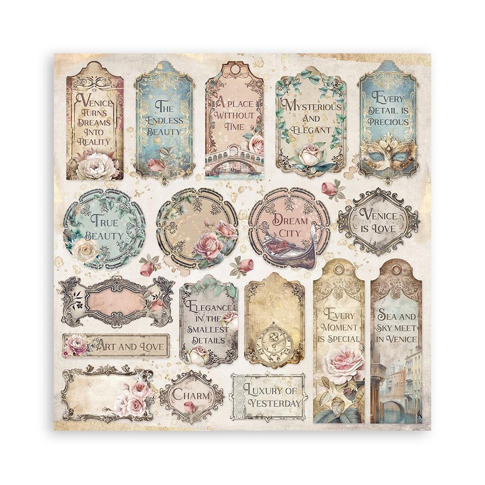 Stamperia - Venice City of Art - Paper Pack - 12" x 12"  (10 sheets)
