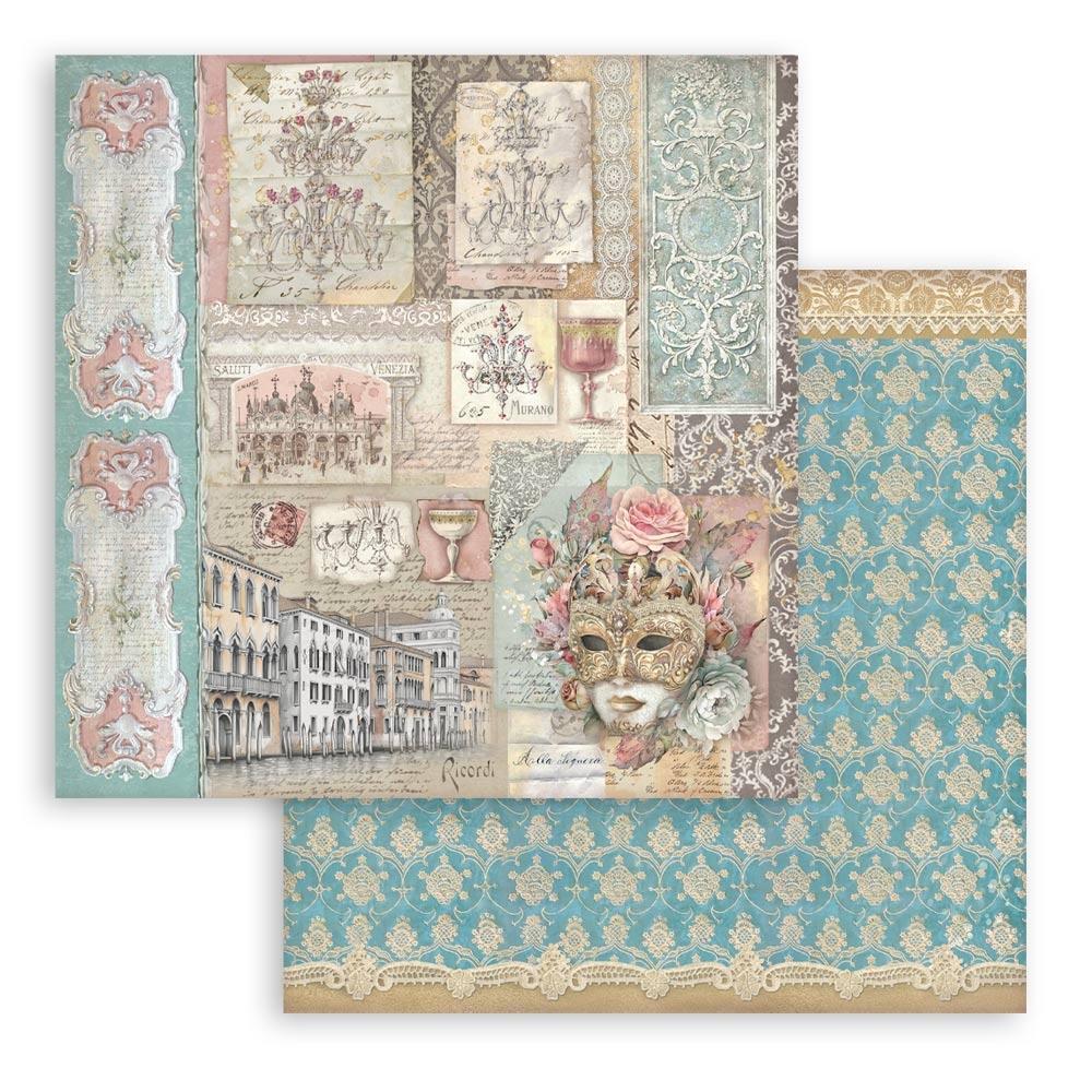 Stamperia - Venice City of Art - Paper Pack - 12" x 12"  (10 sheets)