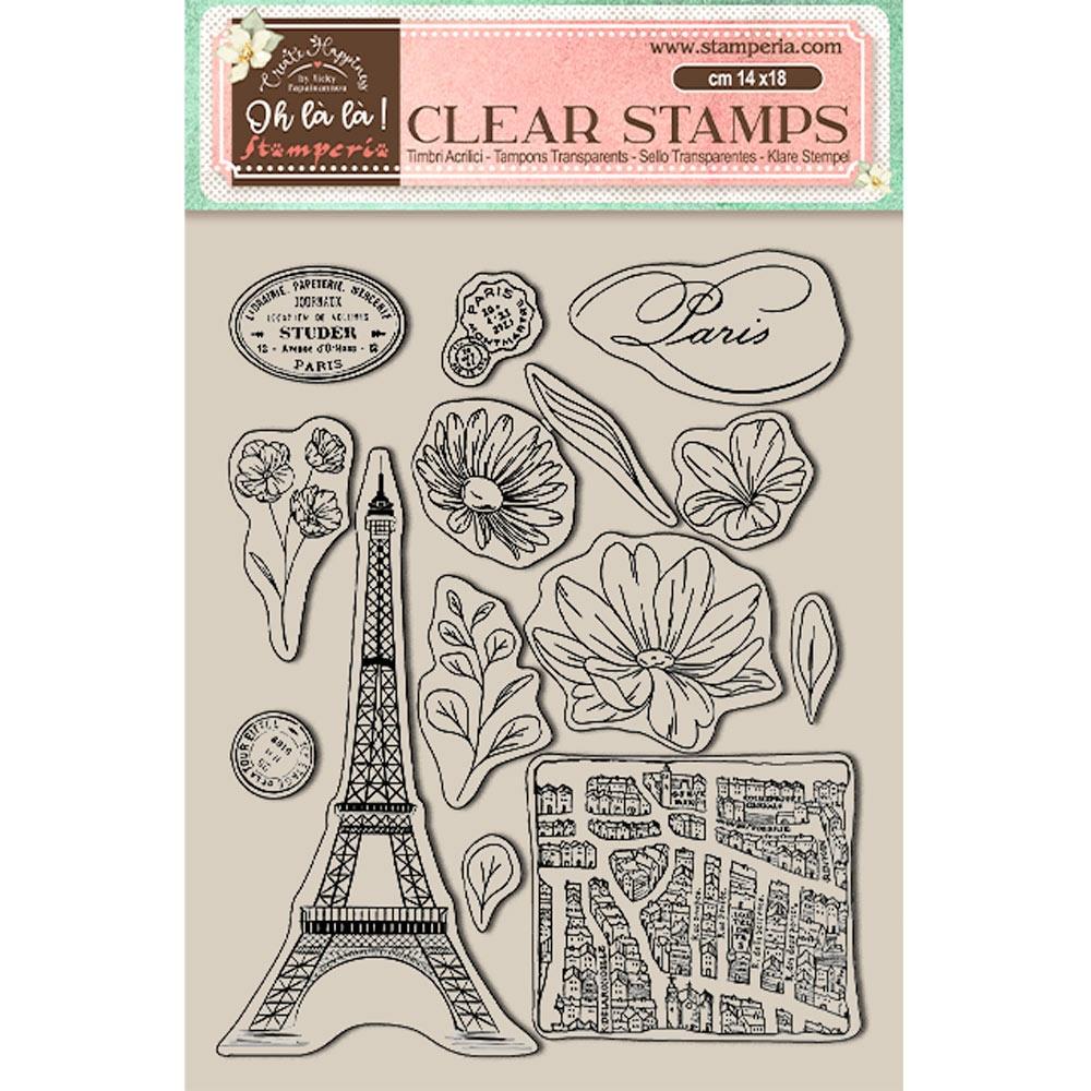 Stamperia - Clear Stamp - Oh la la -  Tour Eiffel