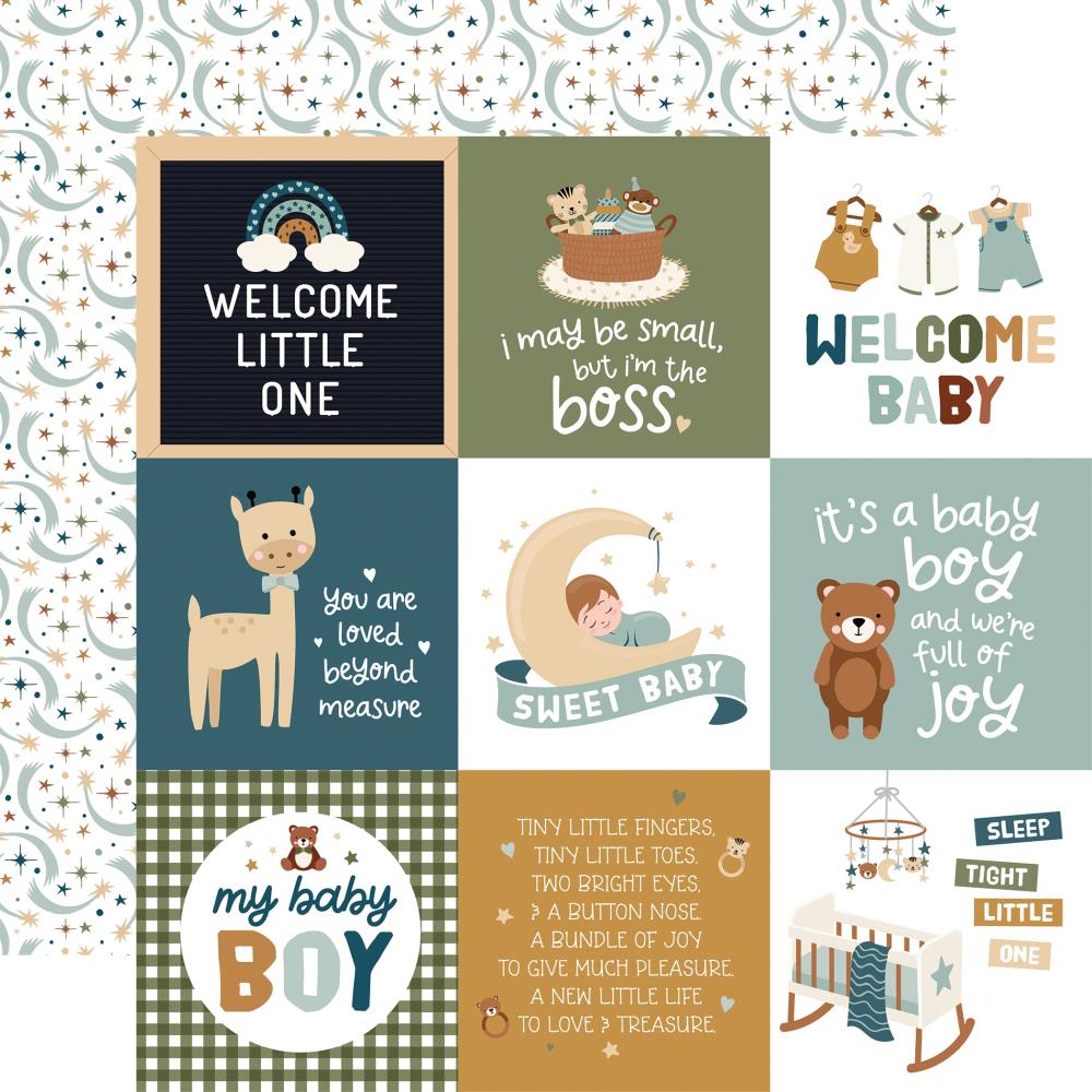 Echo Park - Special Delivery Baby Boy - Collection Kit -    12 x 12"