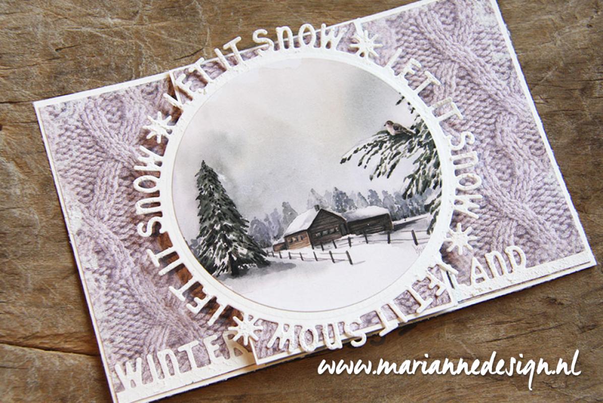 Marianne Design - Dies -  Let it snow