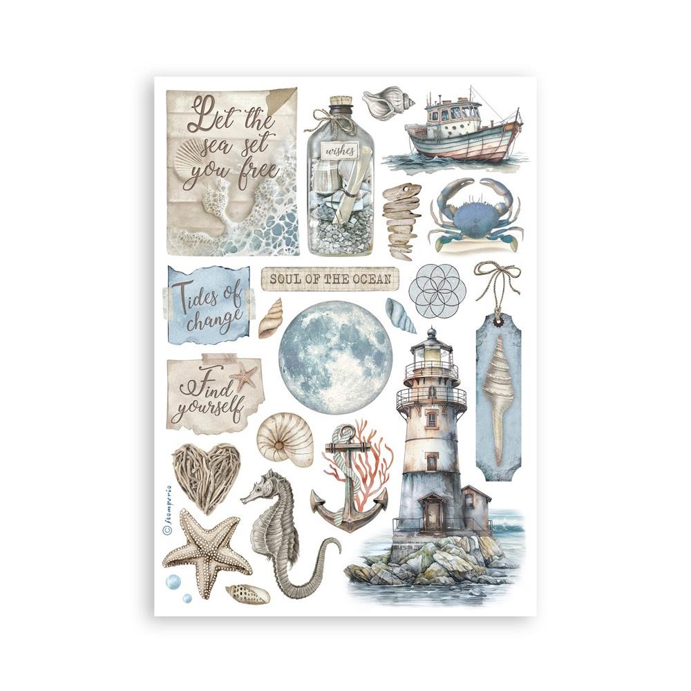 Stamperia - Silent Sea - Washi Pad A5