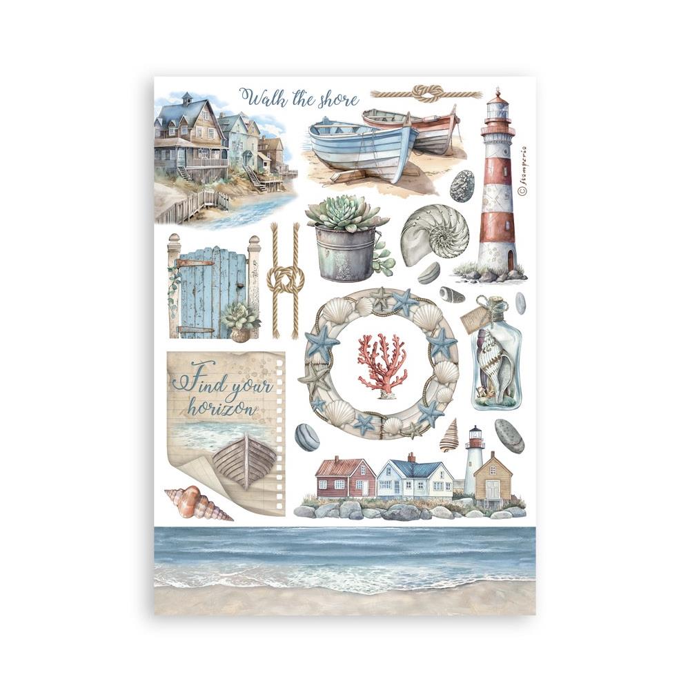 Stamperia - Silent Sea - Washi Pad A5