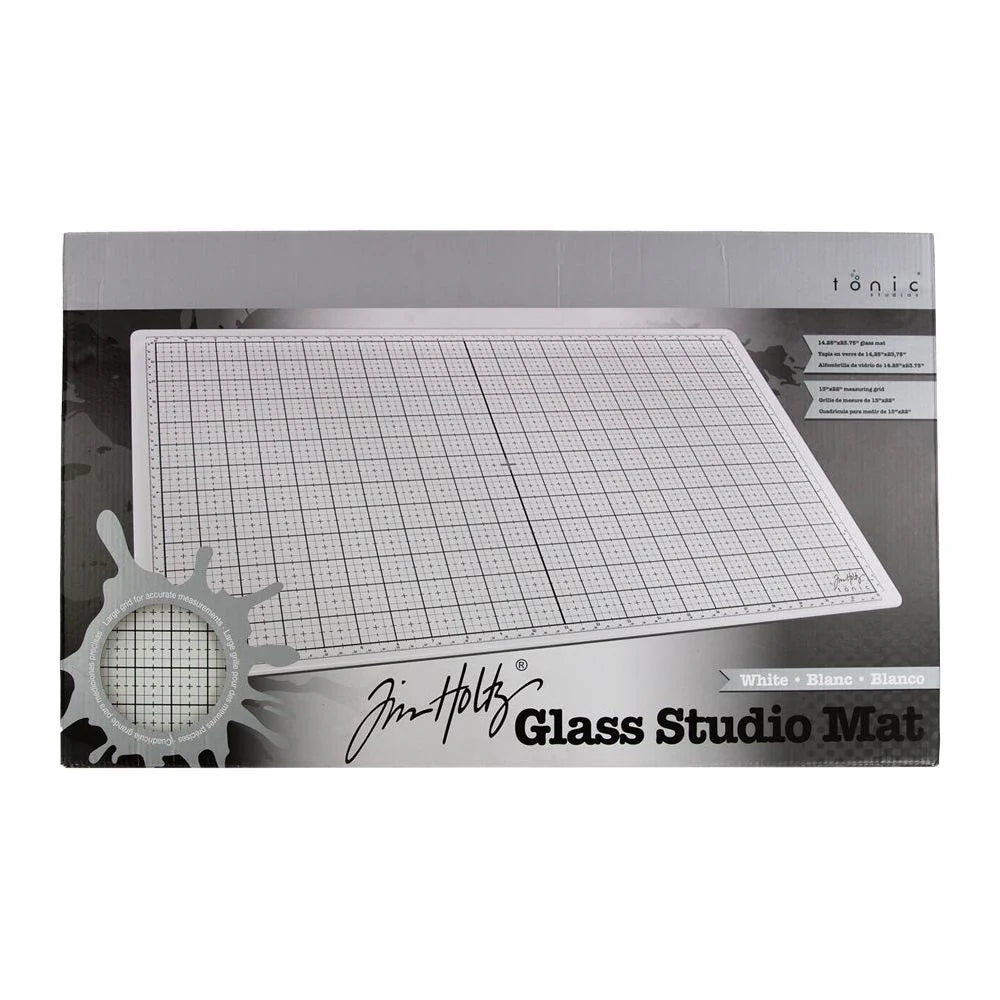 Tonic Studios - Tim Holtz - Glass Studio Mat (White)