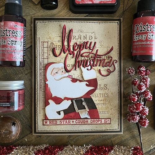Sizzix - Tim Holtz Alterations - Thinlits - Christmas Ribbon