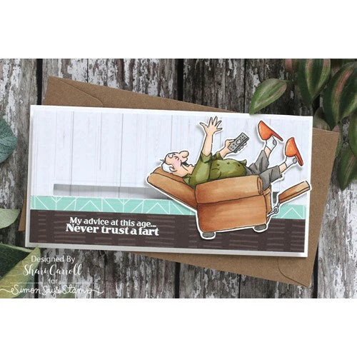Art Impressions - Clear Stamps Set - Sit Back