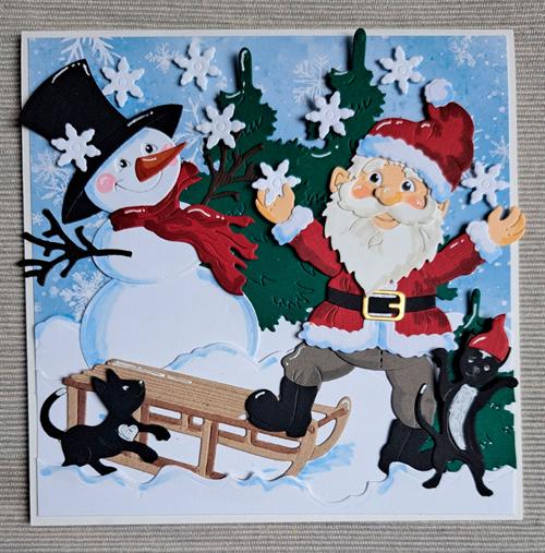 By Lene Design - Dies - Happy Snowman