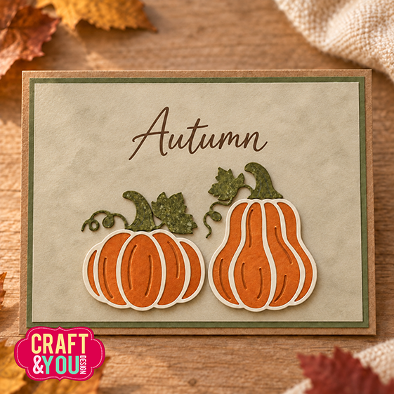 Craft and You - Dies - Two Pumpkins