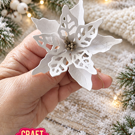 Craft and You - Dies - Poinsettia 1 by Magda