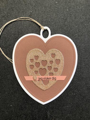 Danske Streger Die - Heart Tag