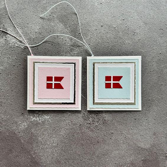 Simple and Basic - Dies -  3 x 3 inch Basics - Old paper