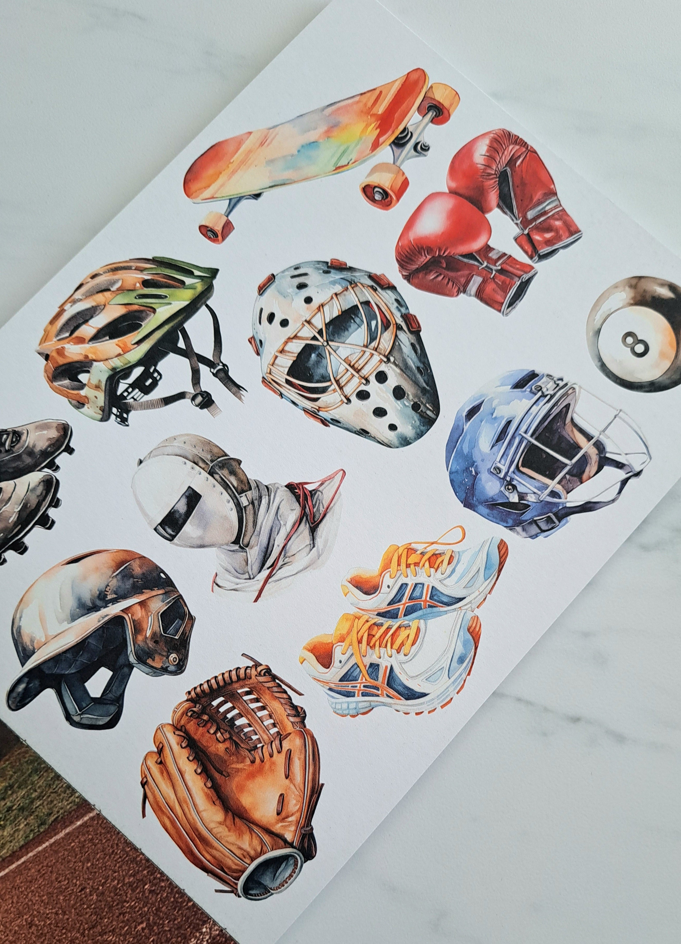 Mintay Papers -  Book Elements for cutting - Sports  - 6 x 8"