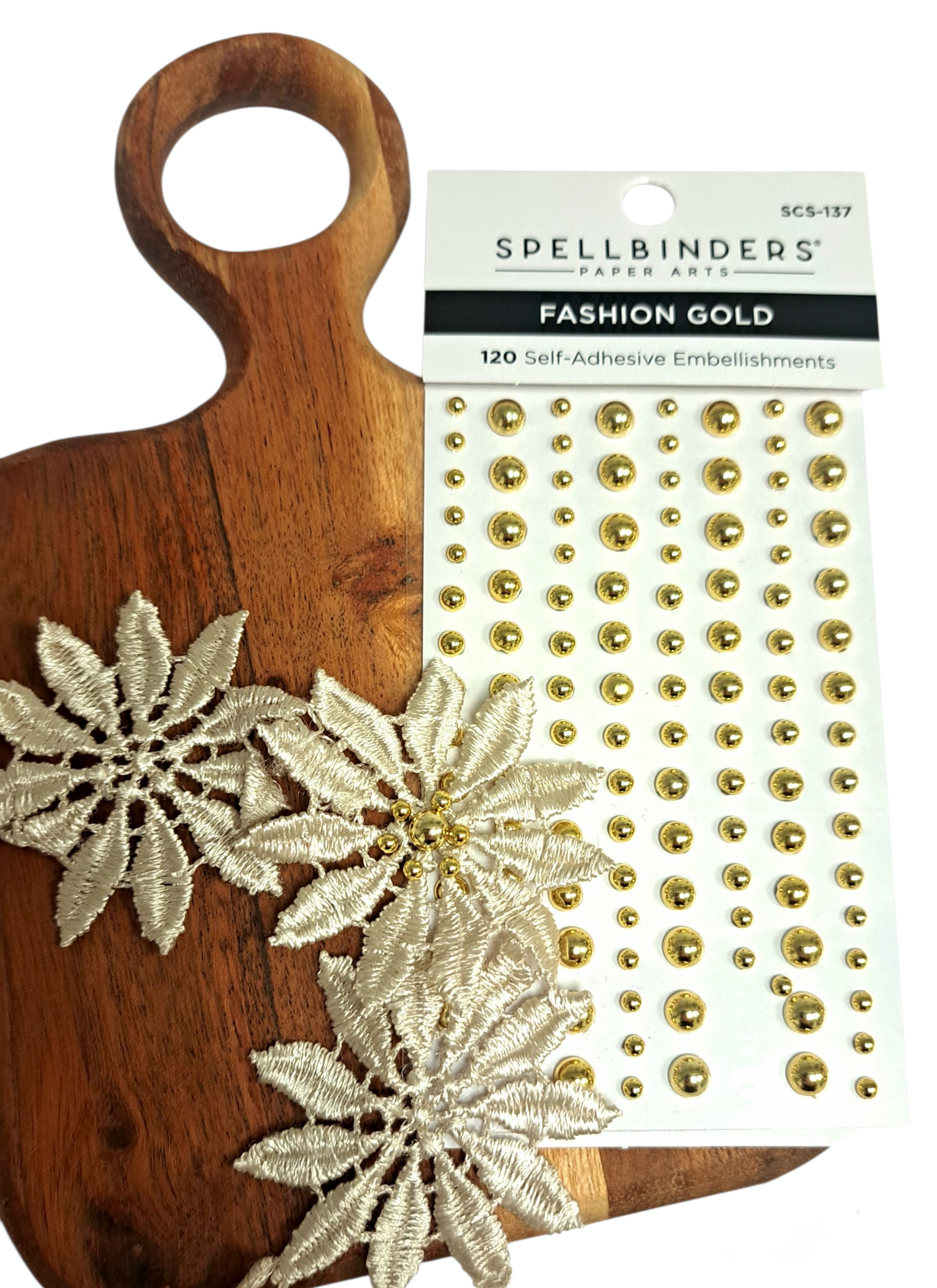 Bundle - Dekorbånd & pakke med gullperler