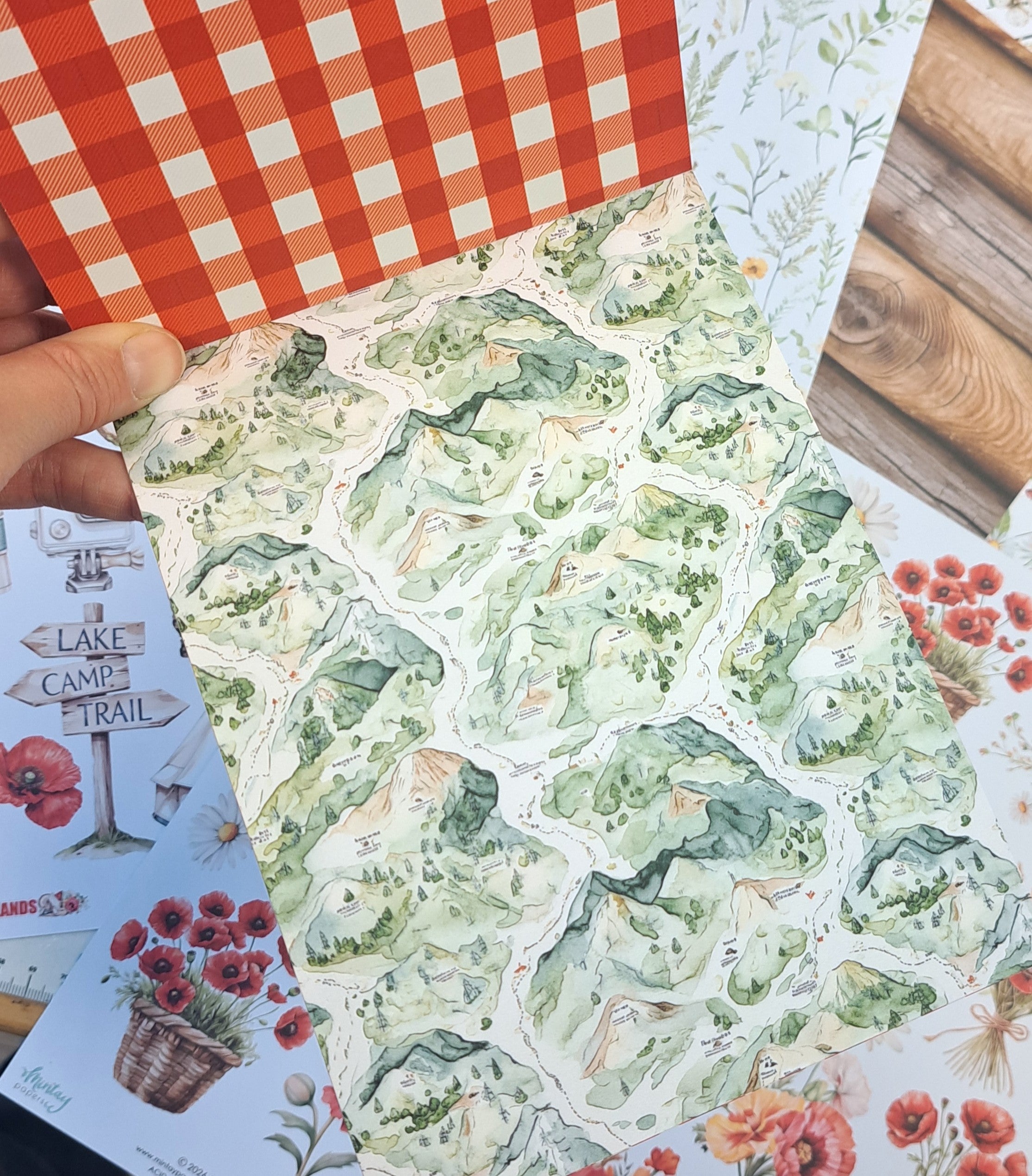 Mintay Papers - Summer Highlands - Add On Paper Pad - 6 x 8"