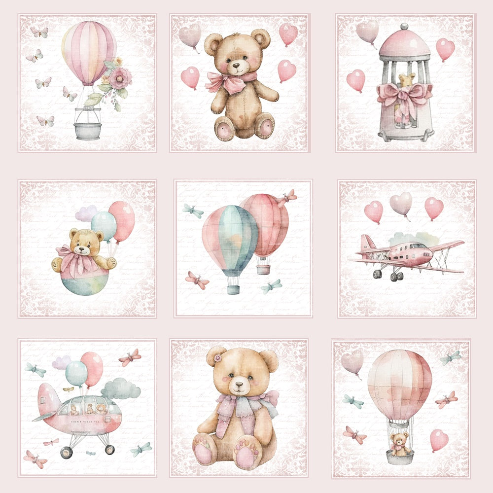 Reprint - Teddy Baby - Collection Pack - 12 x 12"