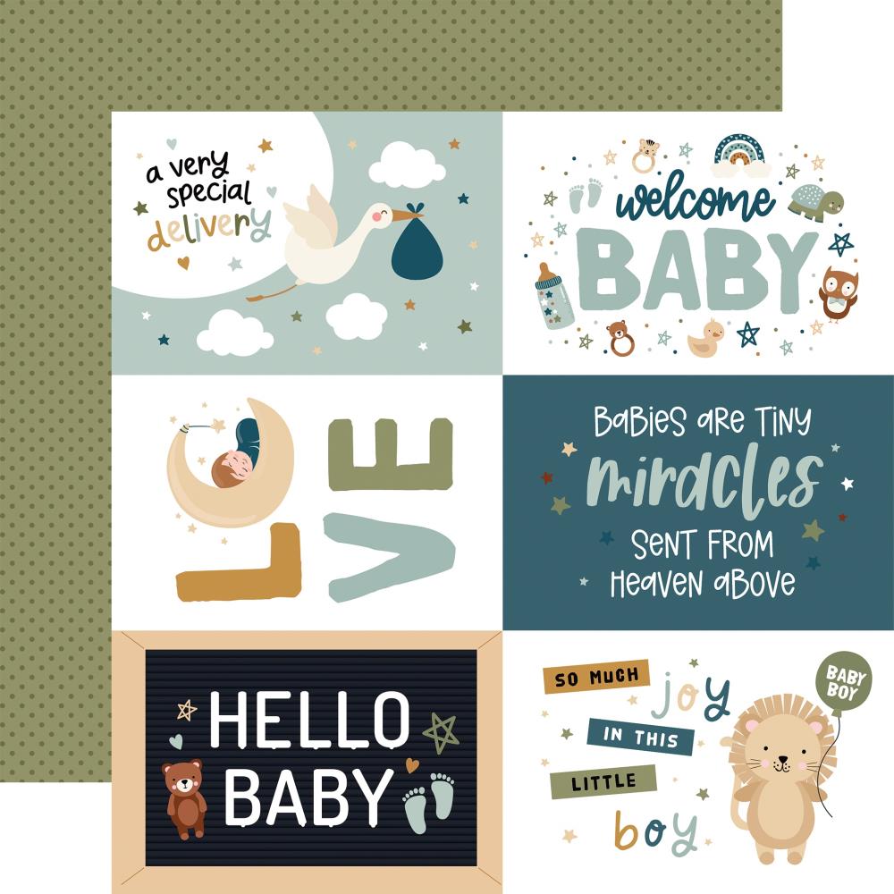 Echo Park - Special Delivery Baby Boy - Collection Kit -    12 x 12"