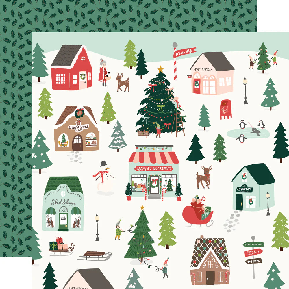 Simple Stories - Santas Village - Collectors Essentials Kit - 12 x 12"