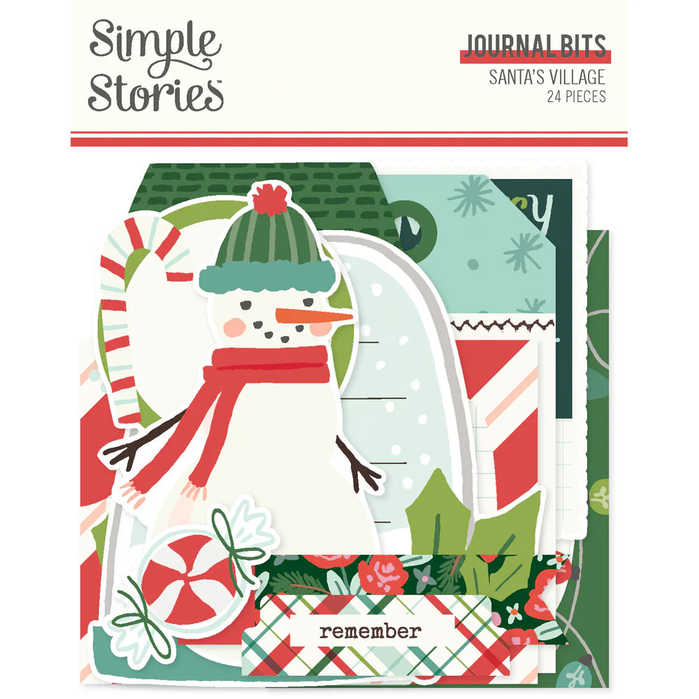 Simple Stories - Santas Village - Collectors Essentials Kit - 12 x 12"