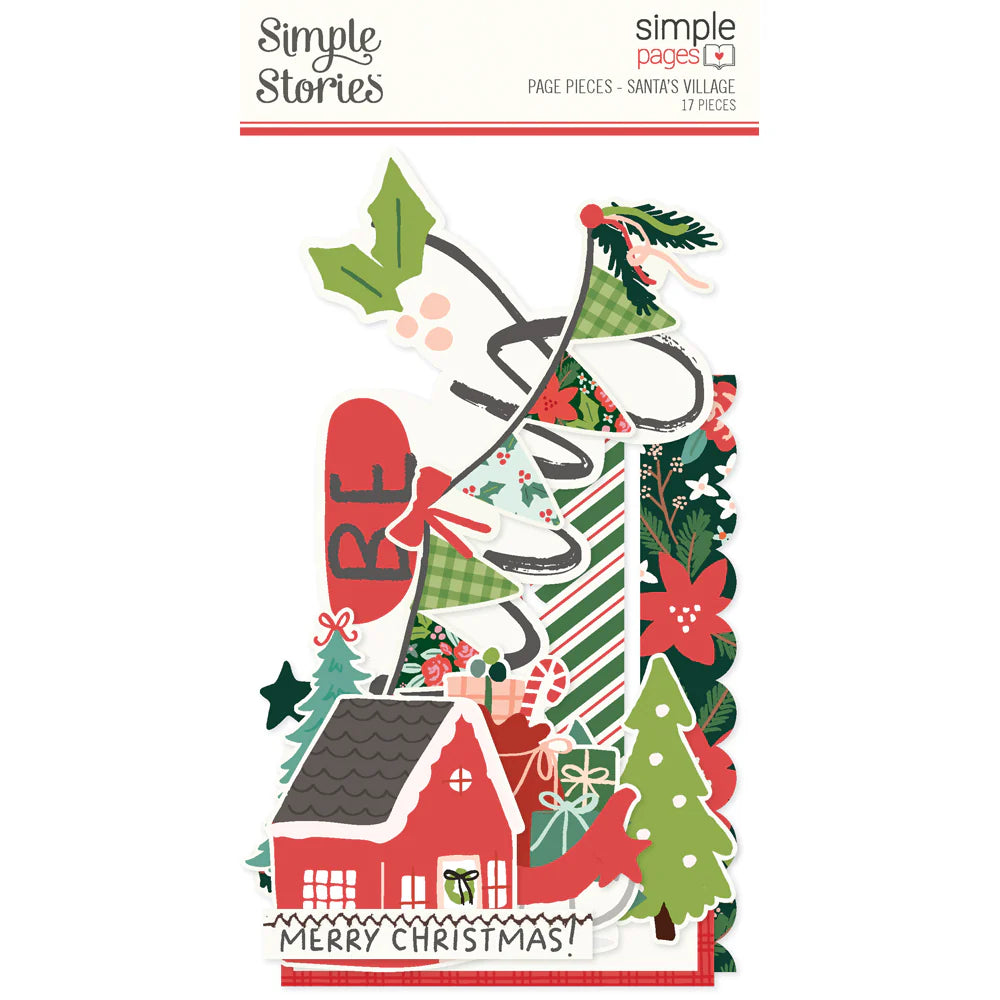 Simple Stories - Santas Village - Collectors Essentials Kit - 12 x 12"