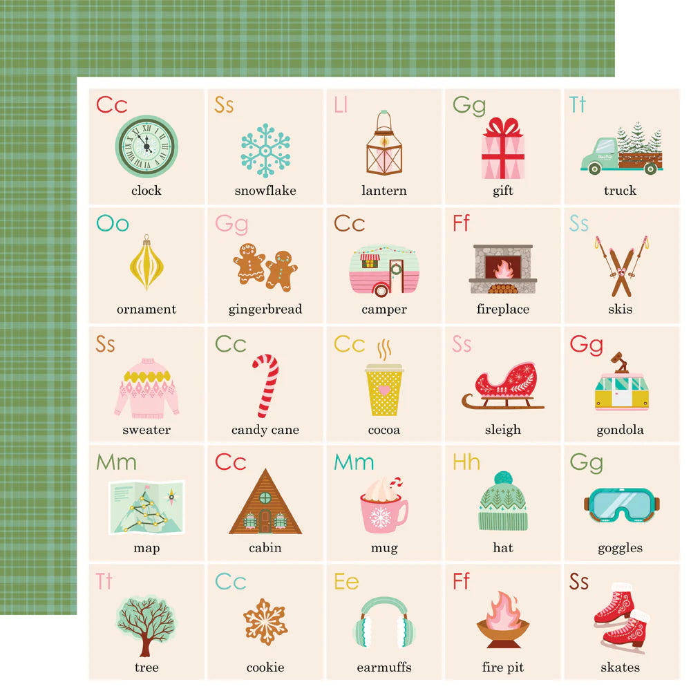 Simple Stories - Snow Pine Lodge - Collectors Essentials Kit - 12 x 12"