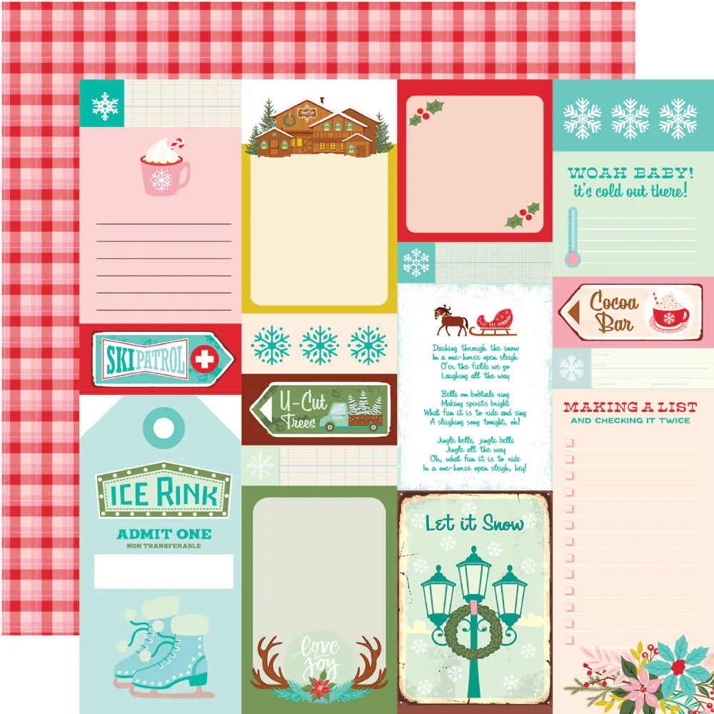 Simple Stories - Snow Pine Lodge - Collectors Essentials Kit - 12 x 12"