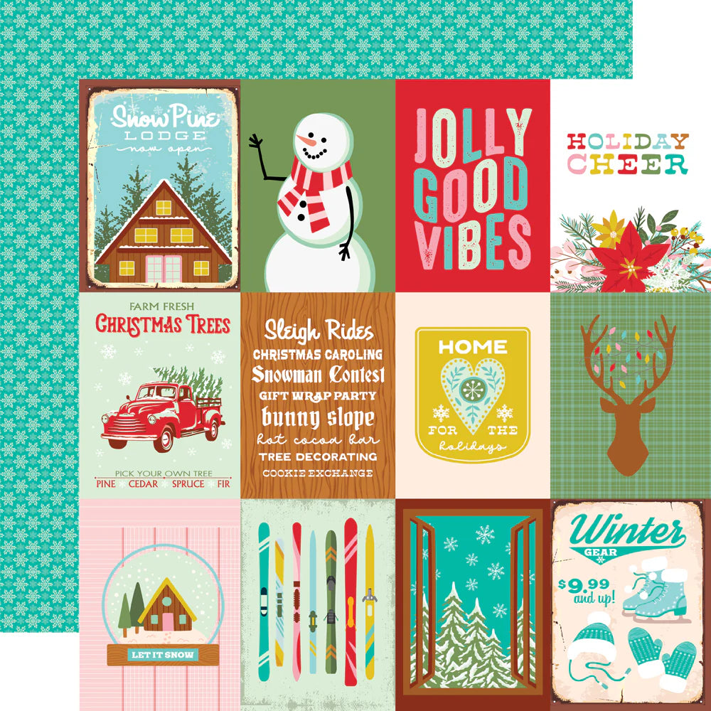 Simple Stories - Snow Pine Lodge - Collectors Essentials Kit - 12 x 12"