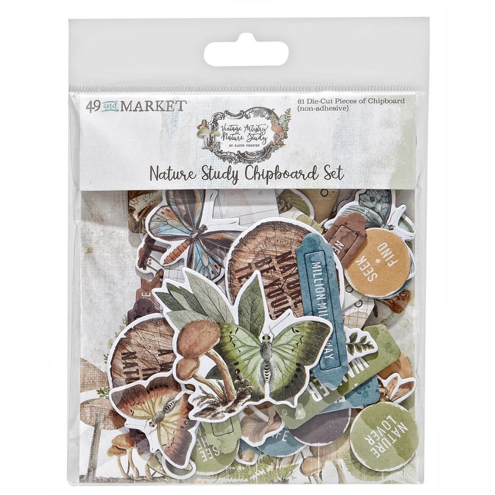 49 and Market - Nature Study - Chipboard Set