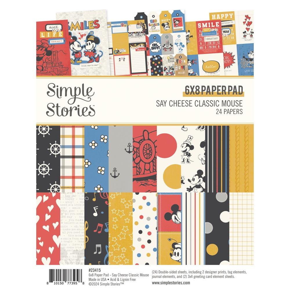 Simple Stories - Say Cheese Classic Mouse - Paper Pad   6x8"