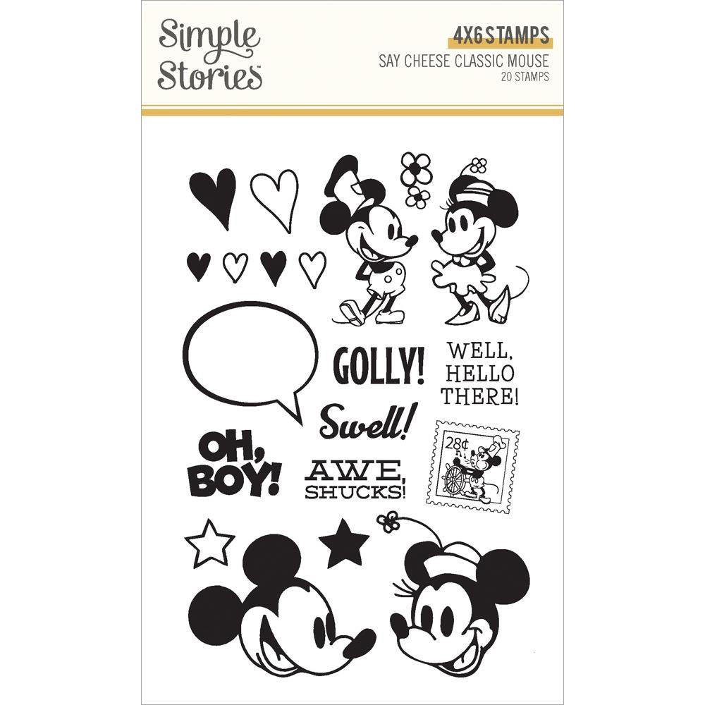 Simple Stories - Say Cheese Classic Mouse - Clear Stamps