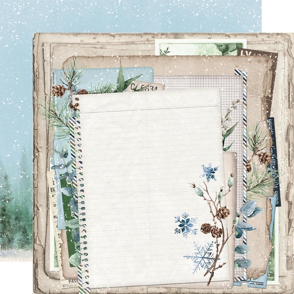 Simple Stories - Fresh Snow - Collection Kit  - 12 x 12"