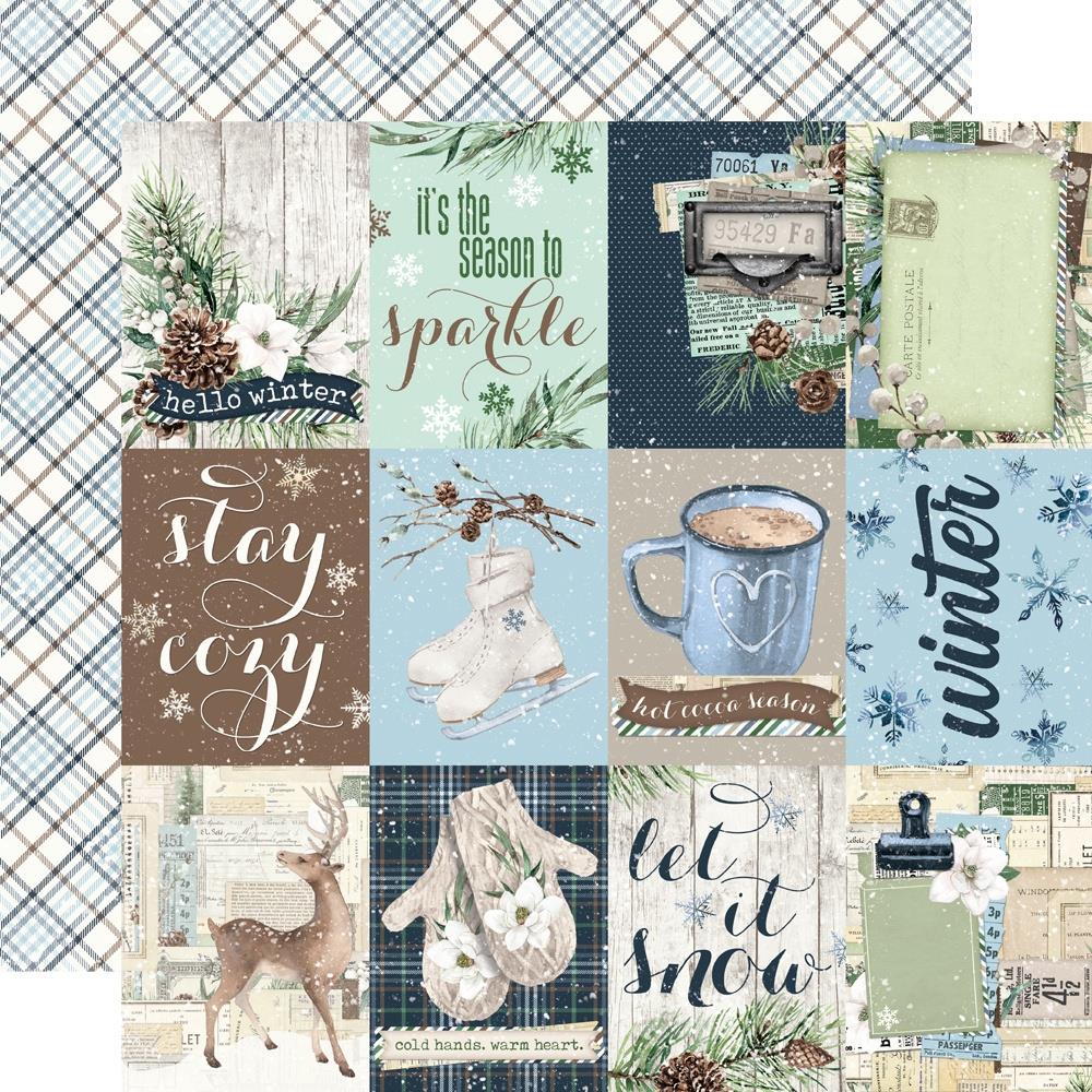 Simple Stories - Fresh Snow - Collection Kit  - 12 x 12"