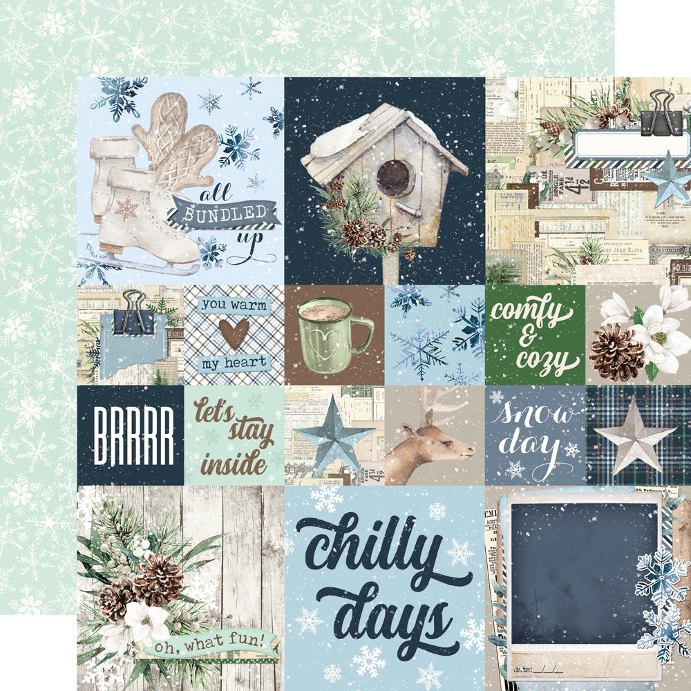 Simple Stories - Fresh Snow - Collection Kit  - 12 x 12"